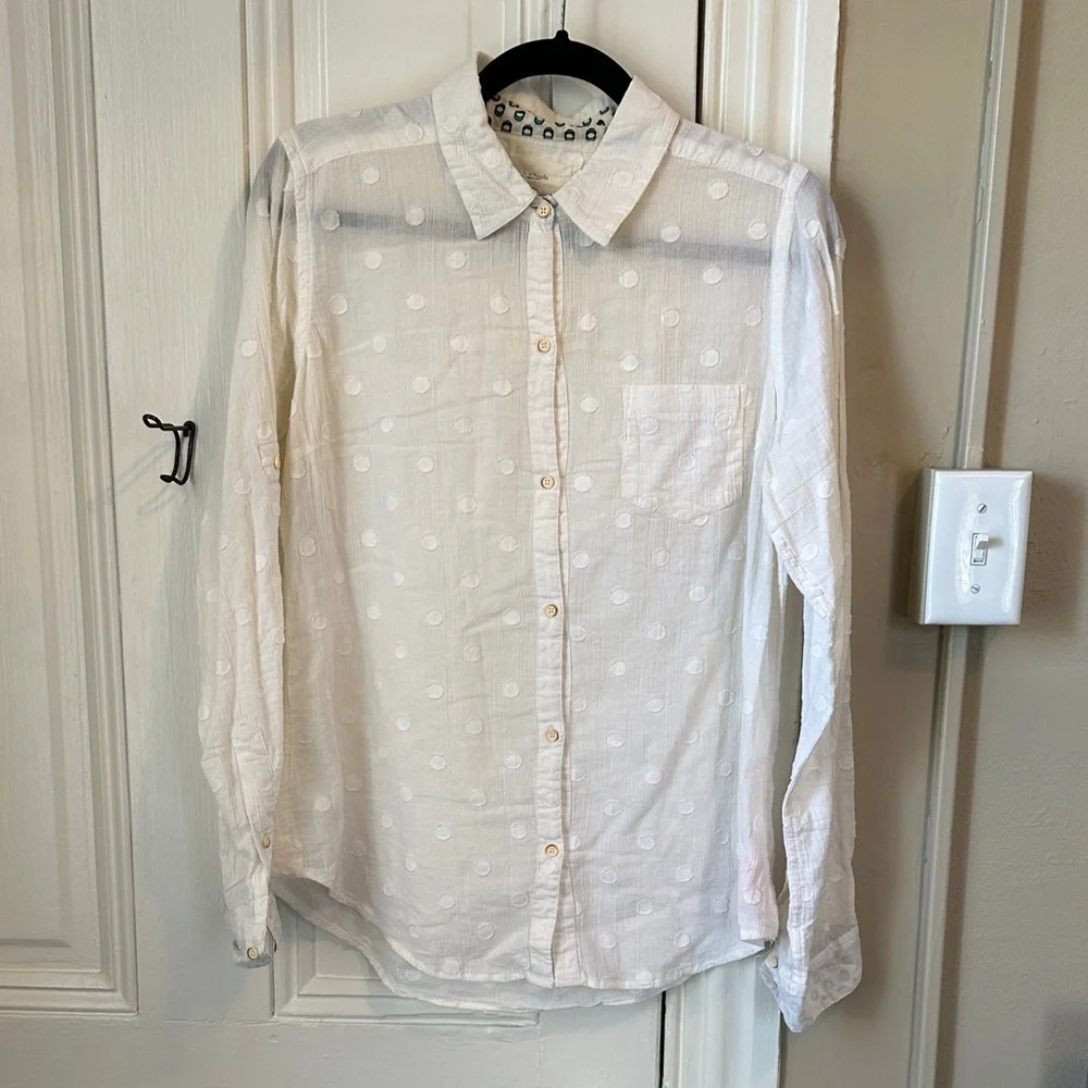 Trovata White Polka Dot Shirt - Picture 1 of 5